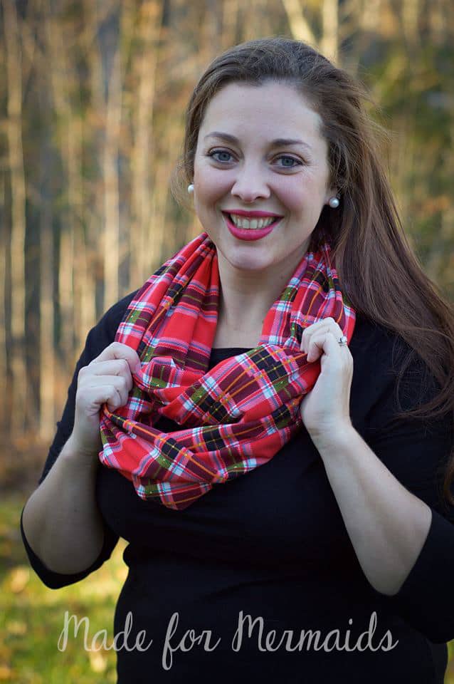 PDF Hooded Infinity Scarf Sewing Pattern — .