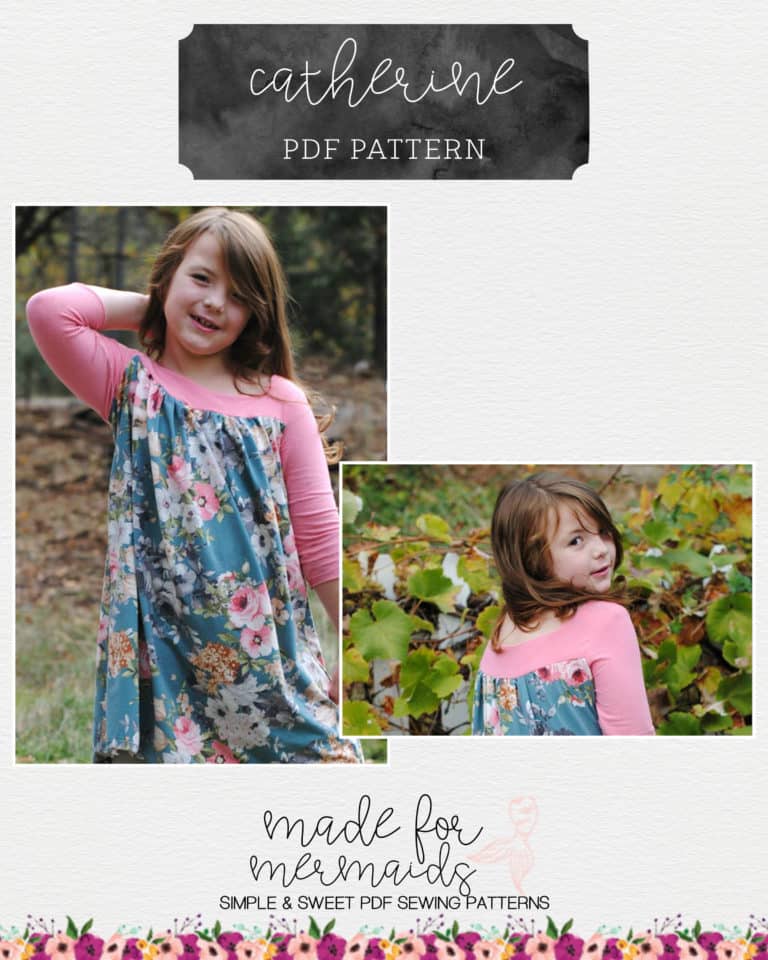 Youth Catherine Top, Tunic & Dress Pattern