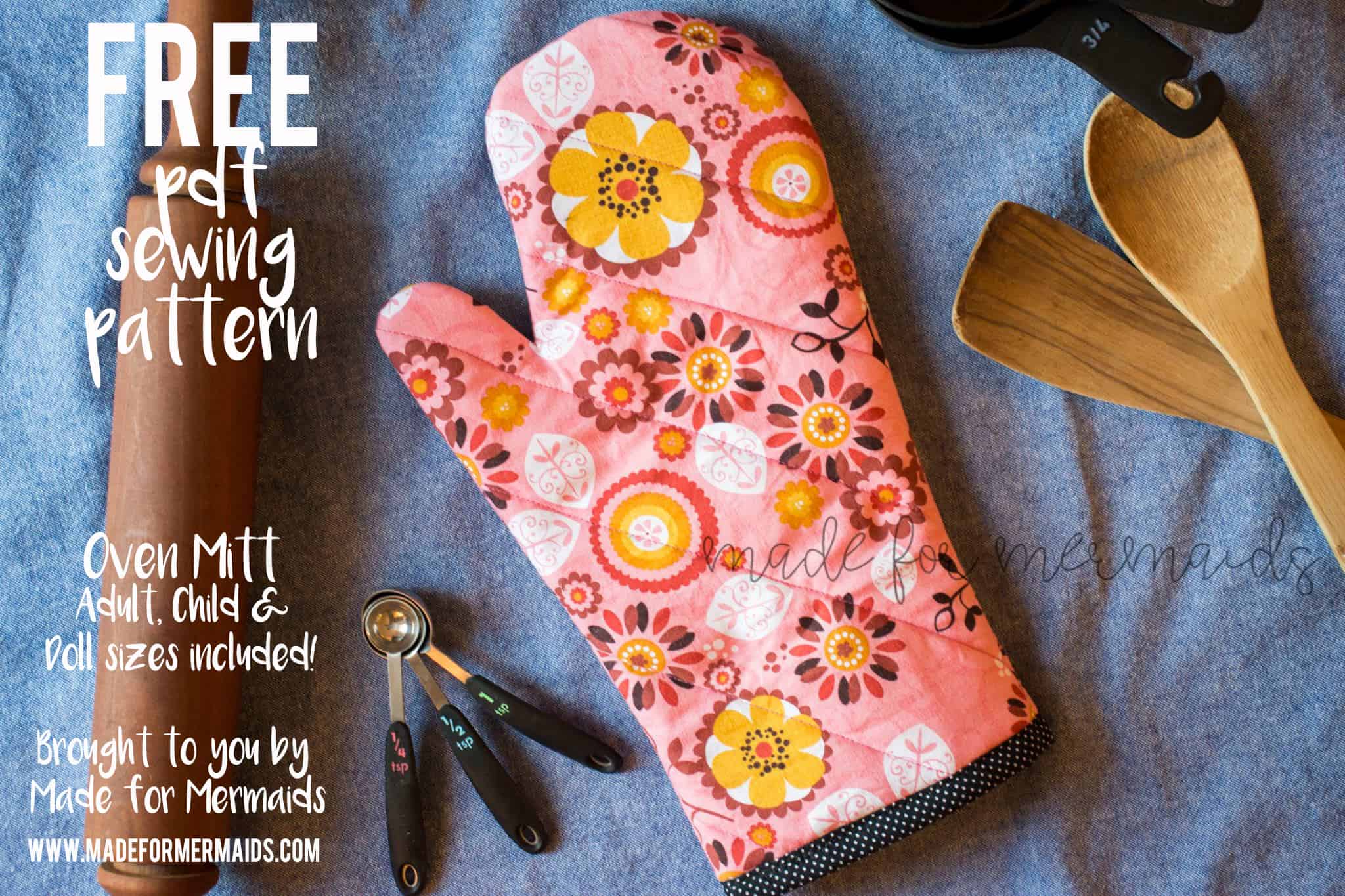 How to make oven mitts (free pattern & tutorial) - I Can Sew This