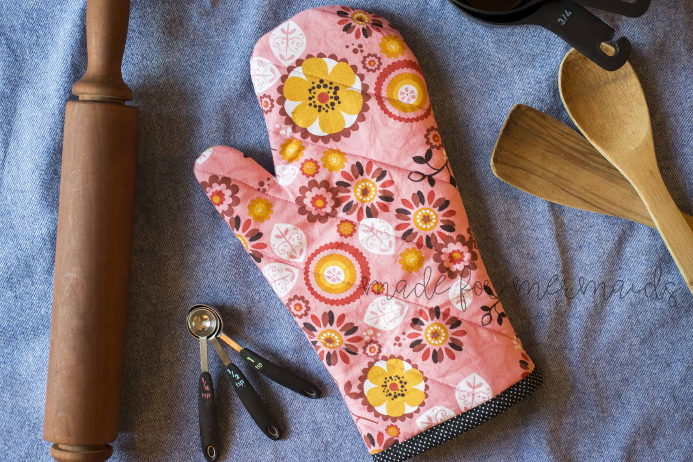 Quilted Oven Mitt - Free Sewing Pattern, Craft Passion
