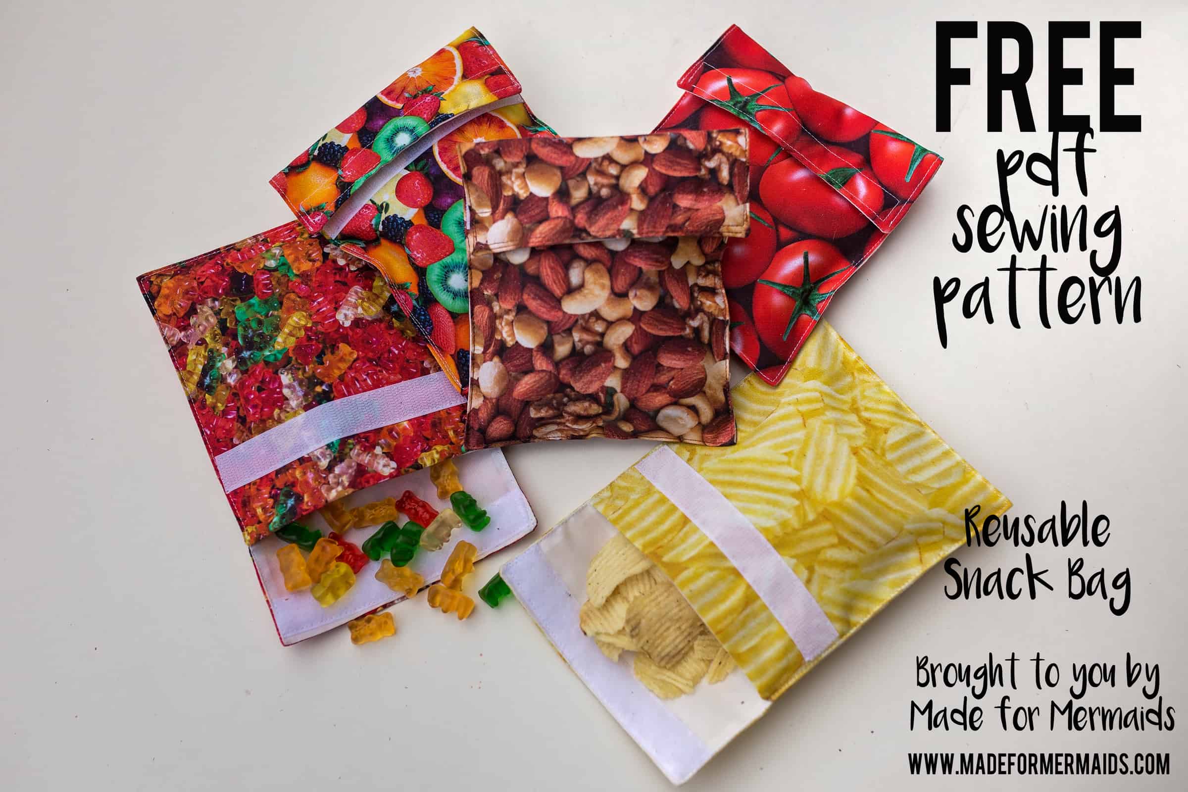 How to Make Reusable Snack Bags - Snack, Sandwich, and Gallon