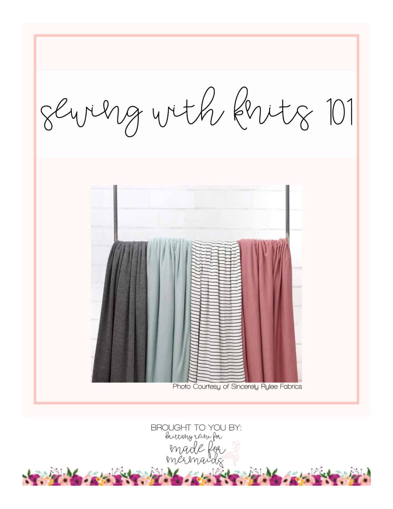 Free Sewing With Knits 101 Pdf