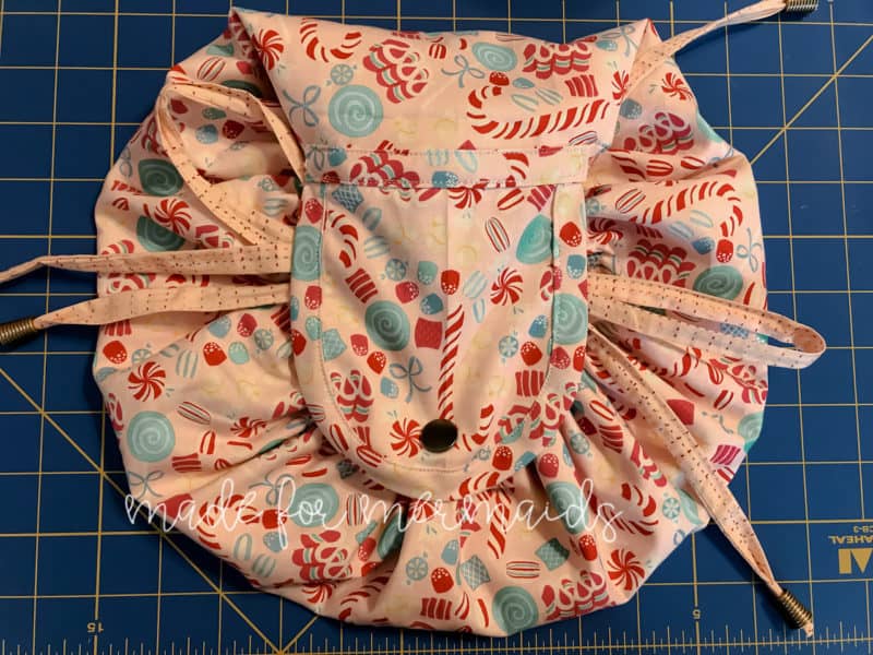 How to Sew Your Own Flat, Drawstring Cosmetic Bag - FeltMagnet