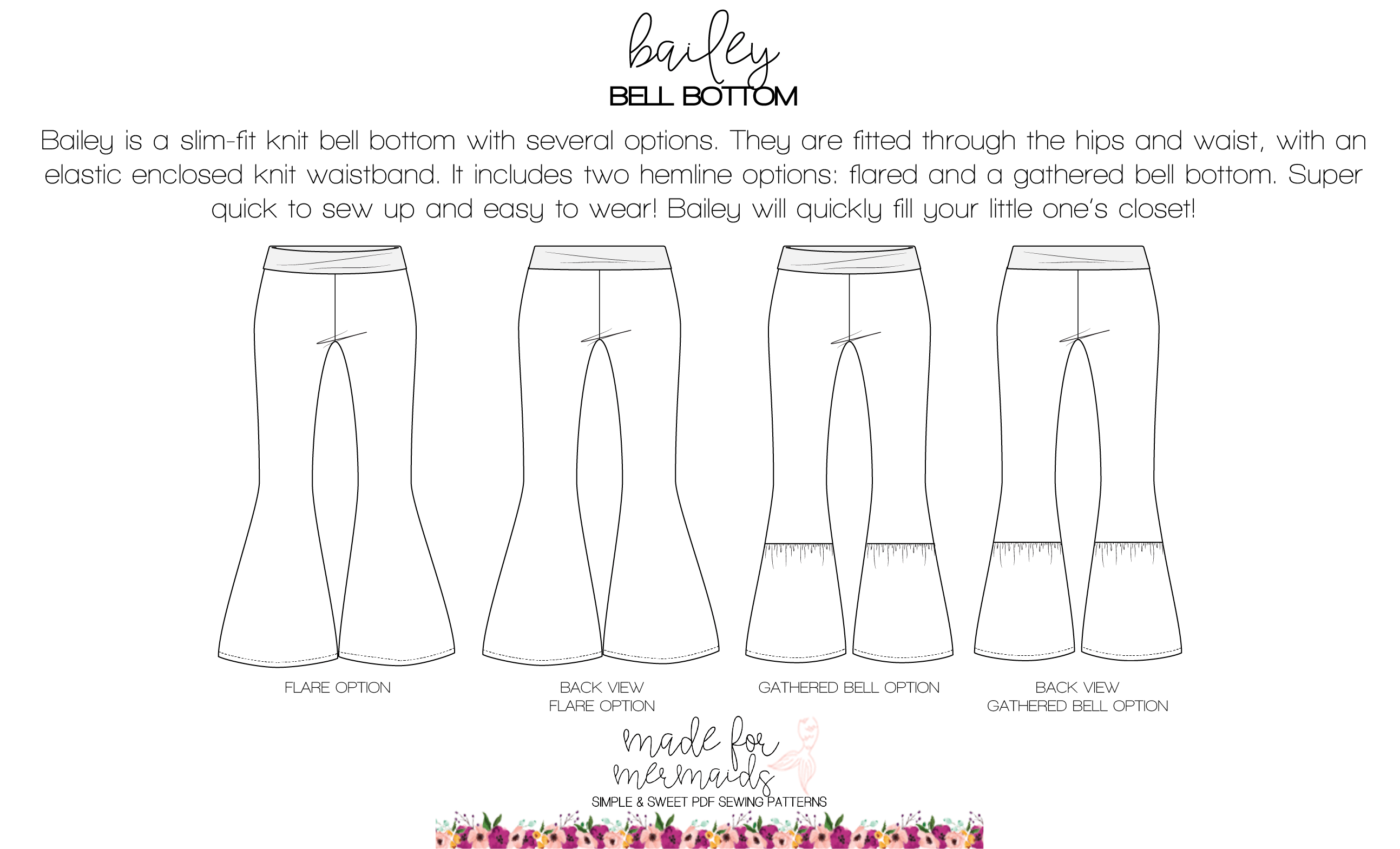 bell bottom trousers pattern  Sewing and Embroidery Studio  Facebook