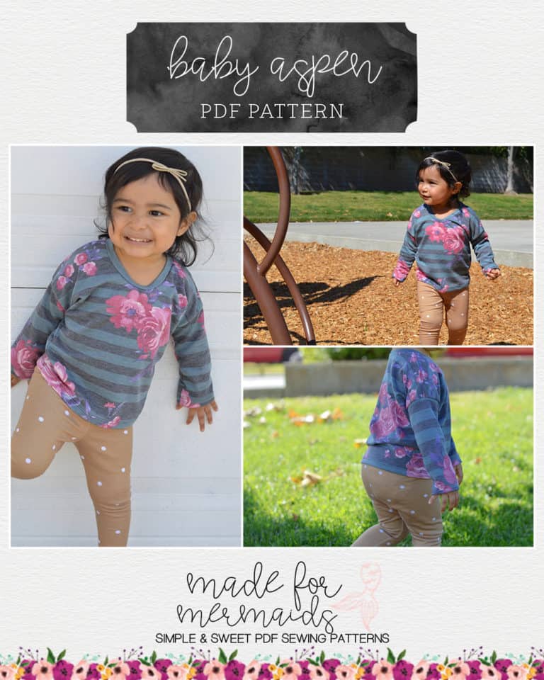 Baby Aspen Sweater Top & Dress Pattern