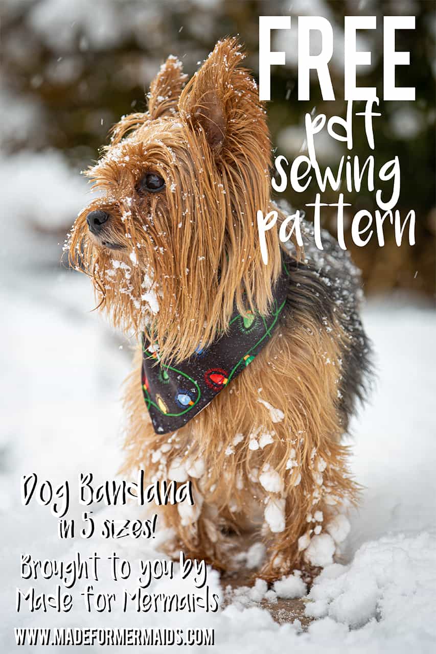 diy dog bandana pattern