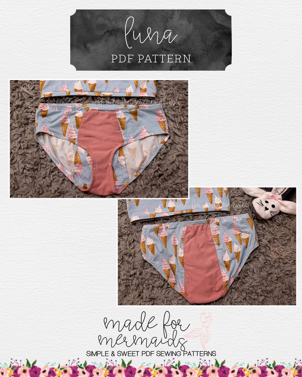 Girls Panties Pattern 