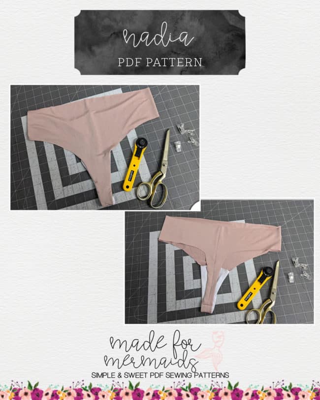 how to sew the Greenstyle no-show thong sewing pattern - diy