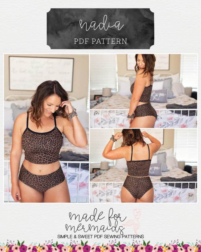 Lounge & Lace Collection Nadia No Show Cheeky and Thong PDF Sewing