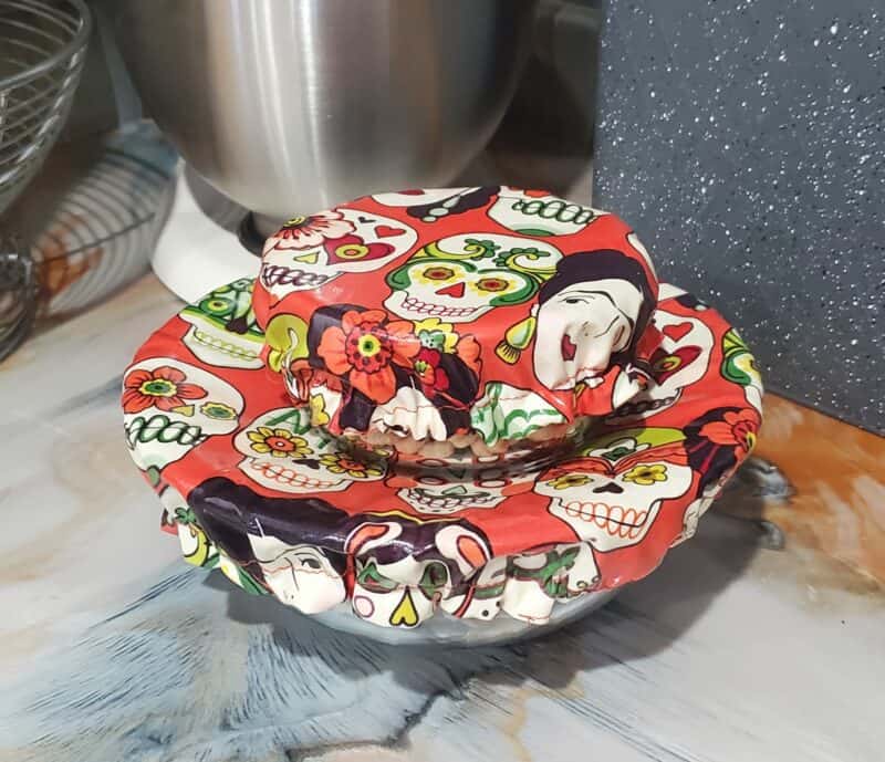 Fabric Bowl Cover Tutorial - Get Green Be Well