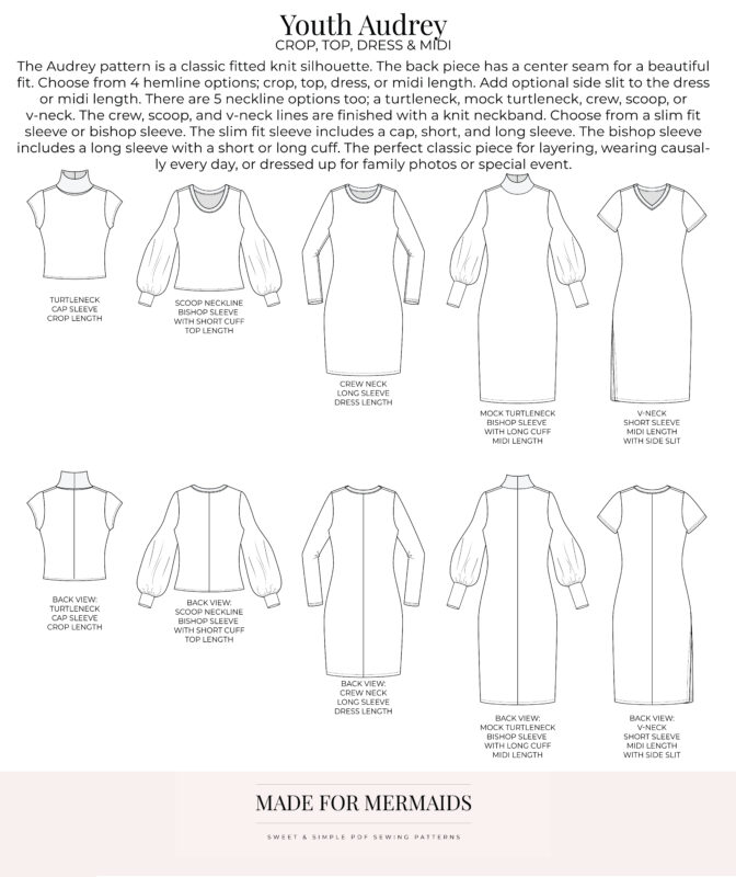 Beginner Sewing Project: Sweatshirt Midi Dress with Side Slit